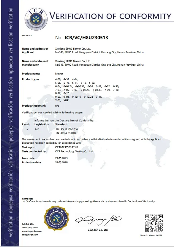 5-12 serii elektryczny piec łukowy oczyszczanie spalin wentylator odśrodkowy wentylator indukowany wentylator 10